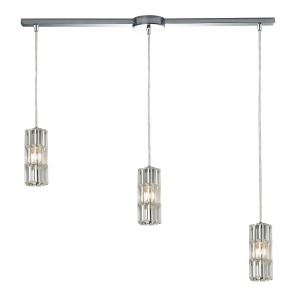 Elk Lighting Cynthia Collection 3 Light Chandelier In Polished Chrome 31487/3L - All