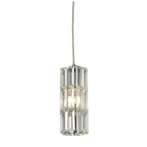 Elk Lighting Cynthia Collection 1 Light Mini Pendant In Polished Chrome 31487/ - All