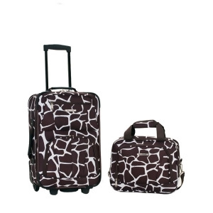 Rockland Giraffe 2 Piece Luggage Set - All
