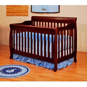 Afg Baby Alice Convertible Crib w/ Toddler Rail in Cherry - All