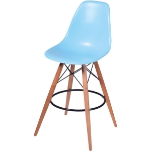 Mod Made Paris Tower Barstool In Blue Set of 2 - All