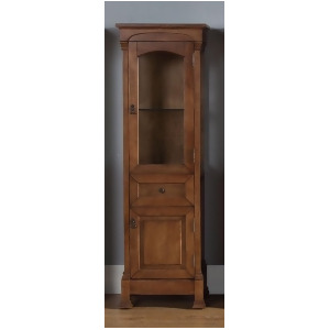 James Martin Brookfield Linen Cabinet In Country Oak - All