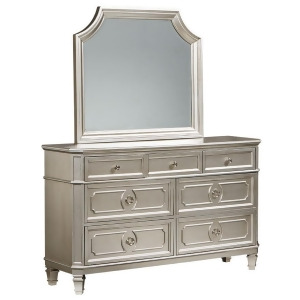 Standard Furniture Windsor Silver 7 Drawer Dresser in Silver - All