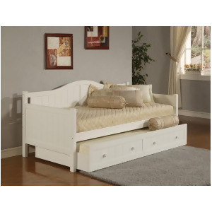 Hillsdale Staci Daybed w/Trundle in White - All