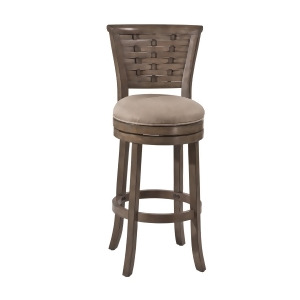 Hillsdale Thredson Swivel Counter Stool in Gold Metallic Silver - All