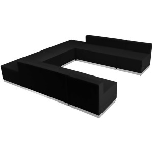 Flash Furniture Zb-803-710-set-bk-gg Hercules Alon Series Black Leather Receptio - All