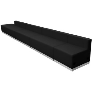 Flash Furniture Zb-803-490-set-bk-gg Hercules Alon Series Black Leather Receptio - All