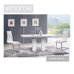 Athome Usa Va9830w Dining Table In White - All