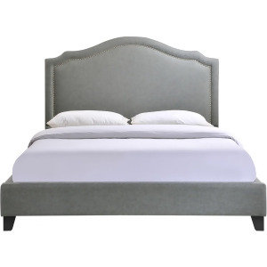 Modway Charlotte Queen Bed Frame in Gray - All