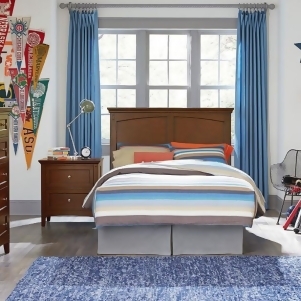 Standard Furniture Cooperstown 2 Piece Headboard Bedroom Set in Warm Cherry - All