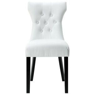Modway Silhouette Dining Side Chair in White - All