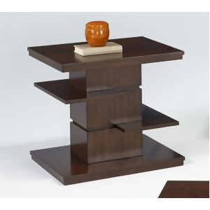 Progressive Furniture Waterfall Rectangular End Table in Bright Medium Birch - All
