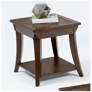 Progressive Furniture Appeal l Rectangular End Table in Dark Poplar - All