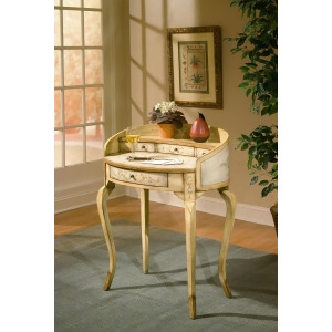 Butler Artists' Originals Ladies Writing Desk In Tuscan Cream Hand Painted - All