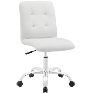 Modway Prim Mid Back Office Chair In White - All