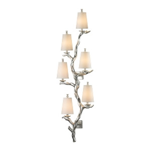 Elk Lighting Sprig Collection 6 Light Sconce In Silver Leaf 55005/6 - All