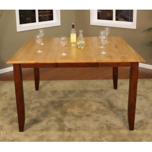 American Heritage Andria 60 Inch Two Tone Butterfly Counter Height Dining Table - All