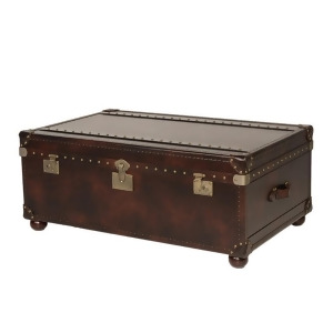 Lazzaro Campania Leather 2 Drawers Steamer Cocktail in Toberlone - All