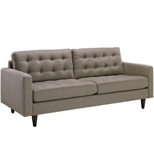 Modway Empress Upholstered Sofa in Granite - All