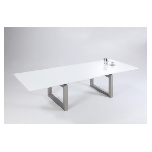 Chintaly Ebony Dining Table In White - All