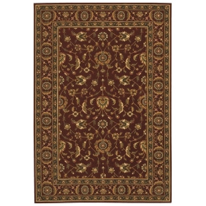 Couristan Royal Luxury Brentwood Rug In Bordeaux - All