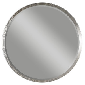 Uttermost Serenza Round Silver Mirror - All