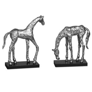 Uttermost Let's Graze Horse Statues Set of 2 - All