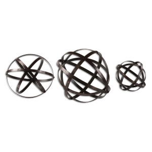 Uttermost Stetson Bronze Spheres Set of 3 - All