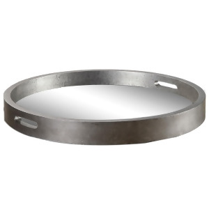 Uttermost Bechet Round Silver Tray - All