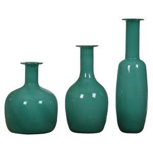 Uttermost Baram Turquoise Vases Set of 3 - All