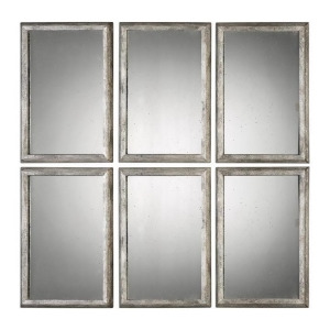 Uttermost Alcona Antiqued Silver Mirrors Set of 3 - All