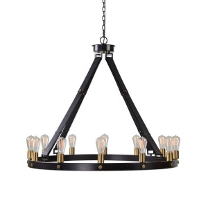 Uttermost Marlow 12 Light Circle Chandelier - All