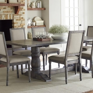 Progressive Furniture Muses Rectangular Dining Table in Dove Grey - All