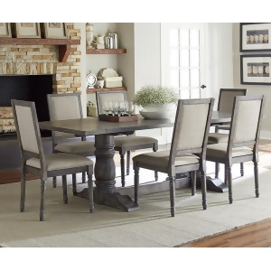 Progressive Furniture Muses 7 Piece Rectangular Dining Room Set w/Upholstered Ba - All