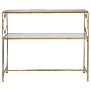 Uttermost Genell Gold Iron Console Table - All