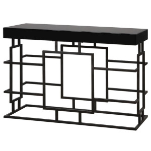 Uttermost Andy Black Console Table - All