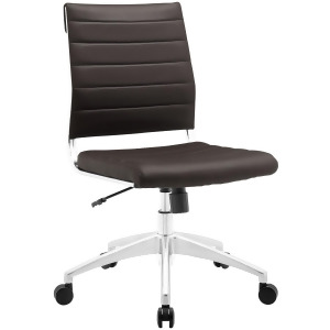 Modway Jive Mid Back Office Chair In Brown - All