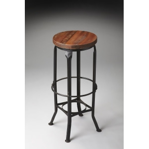 Butler Industrial Chic Bar Stool In Metalworks 1167025 - All