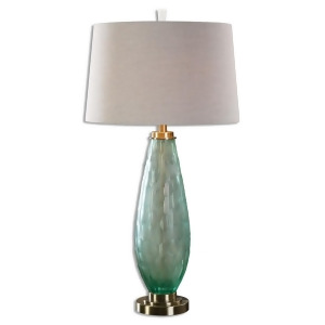 Uttermost Lenado Sea Green Glass Table Lamp - All