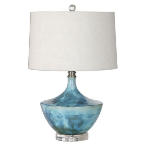 Uttermost Chasida Blue Ceramic Lamp - All