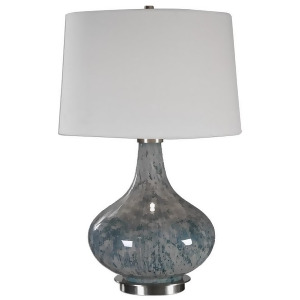 Uttermost Celinda Blue Gray Glass Lamp - All