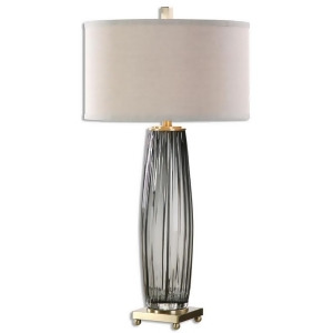 Uttermost Vilminore Gray Glass Table Lamp - All