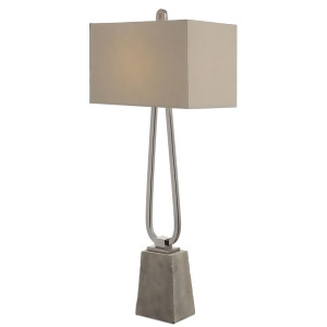 Uttermost Carugo Polished Nickel Lamp - All