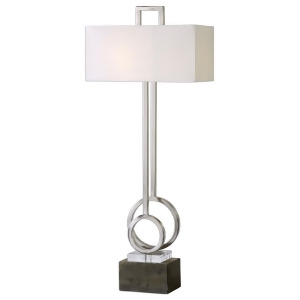 Uttermost Deshka Brushed Nickel Table Lamp - All