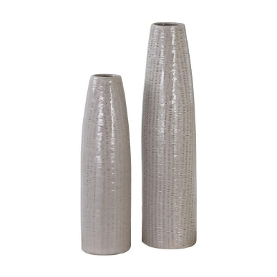 Uttermost Sara Textured Ceramic Vases - Set of 2 