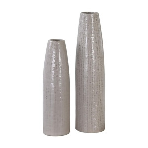 Uttermost Sara Textured Ceramic Vases Set of 2 - All