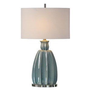 Uttermost Suzanette Sky Blue Ceramic Lamp - All