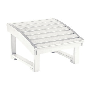 C.r. Plastics St Tropez Footstool in White - All