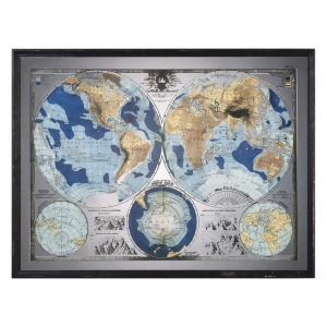 Uttermost Mirrored World Map - All