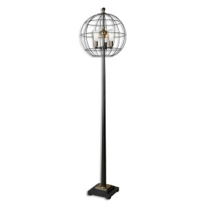 Uttermost Palla Round Cage Floor Lamp - All